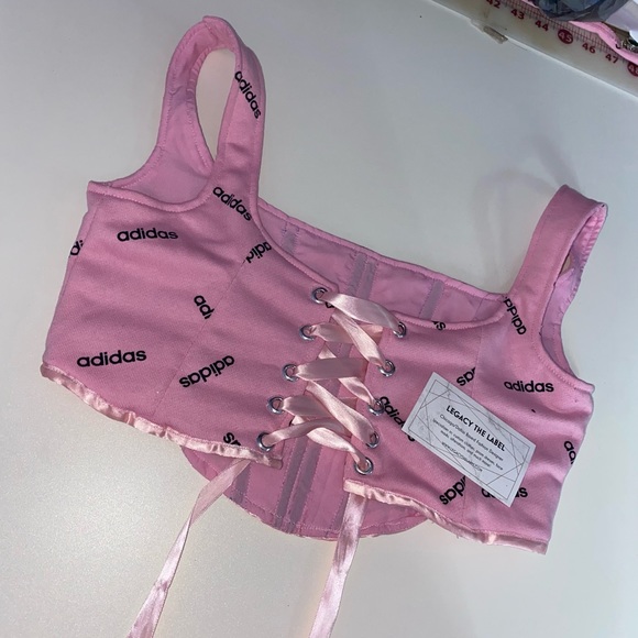 Adidas Pink Corset top - Picture 2 of 5